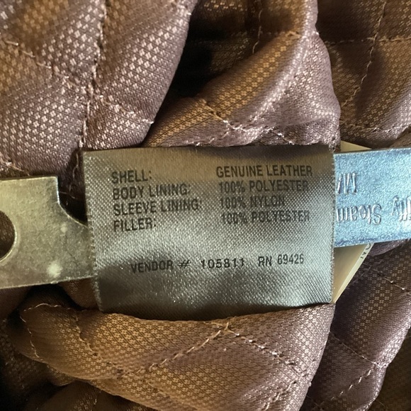 Wilson’s Women’s Black Leather Lined 3/4 Length Coat W/Cinched Waist.  Size S - Picture 5 of 5